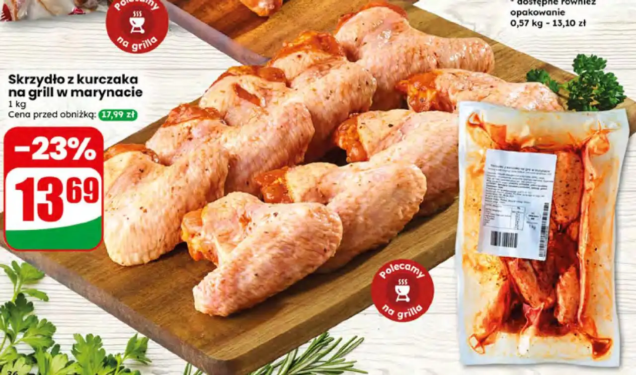 Agro Rydzyna Skrzydło z kurczaka na grill w marynacie