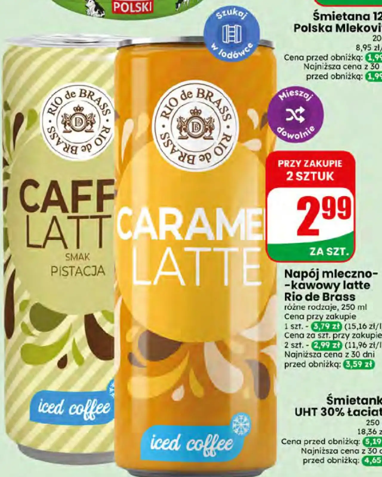 Napój mleczno-kawowy latte Rio de Brass