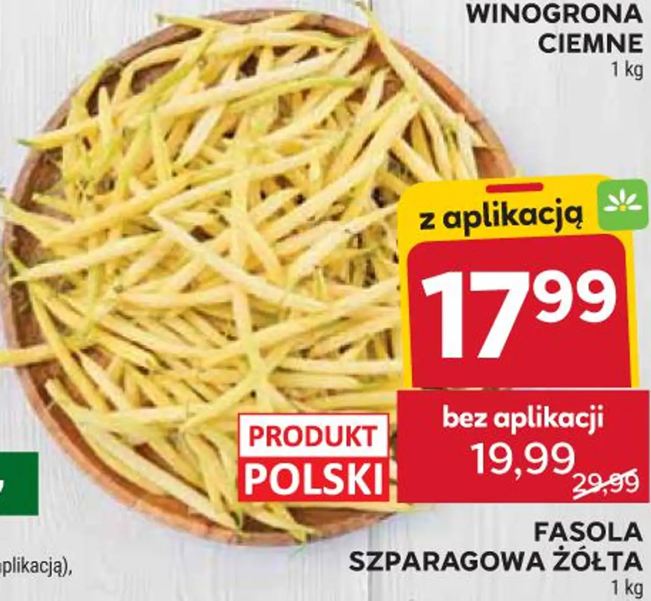 Fasola szparagowa żółta