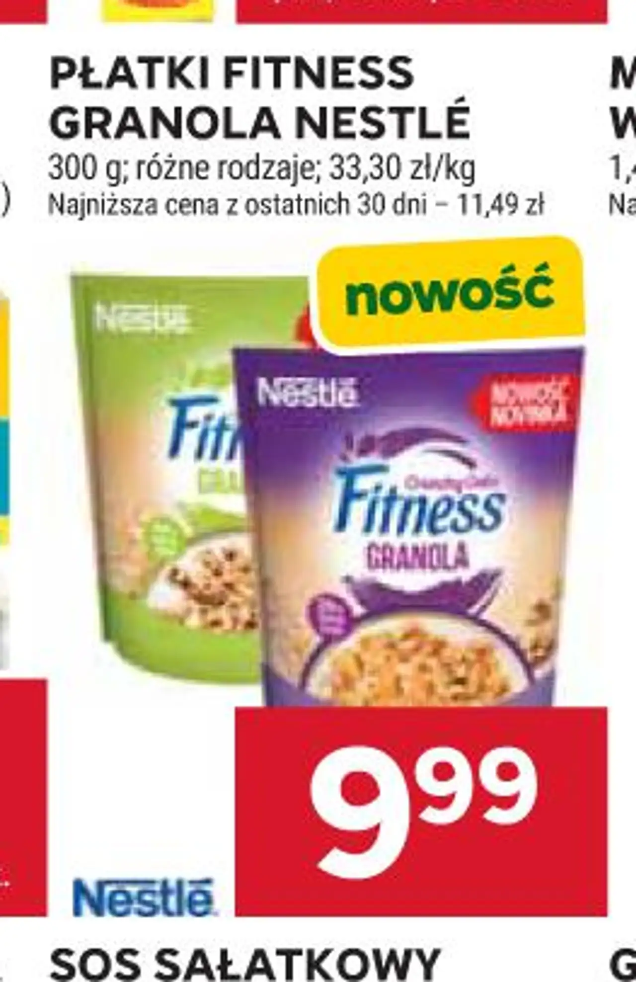 Płatki Fitness Granola Nestlé