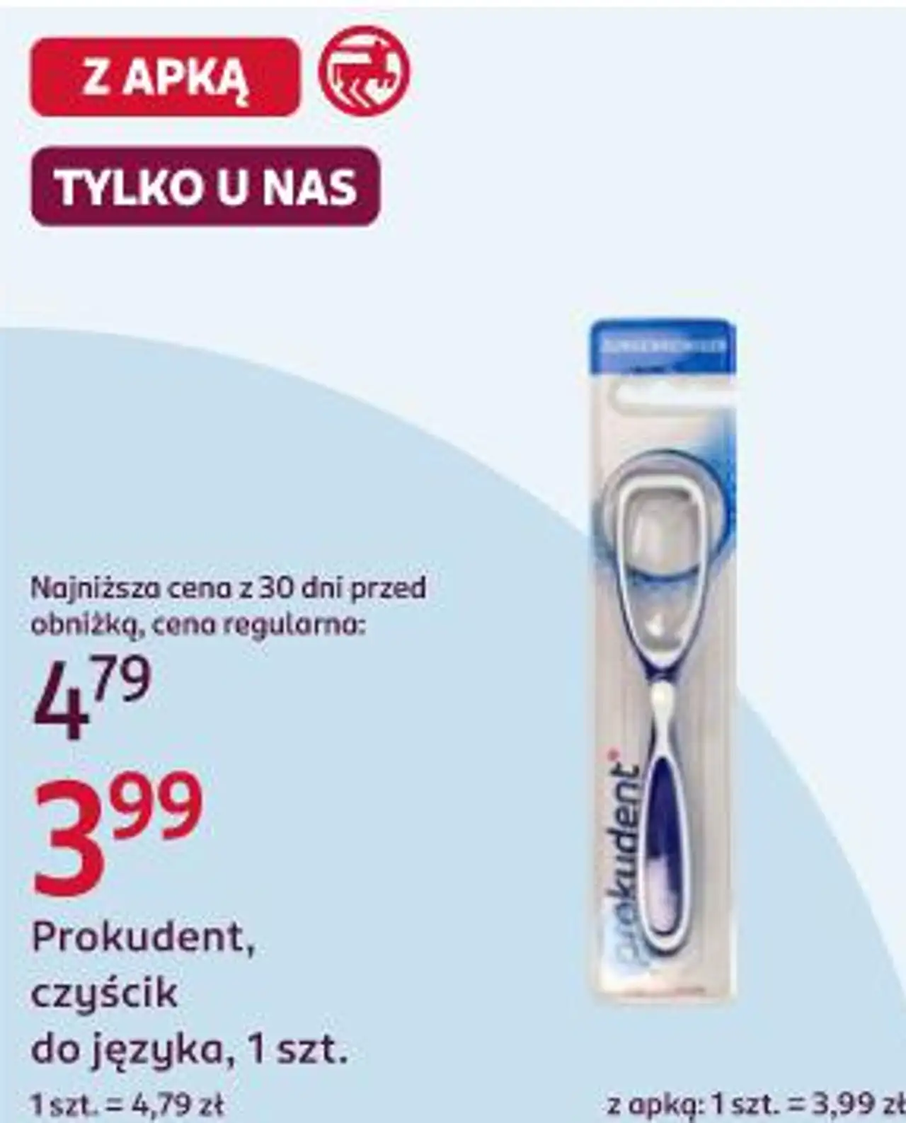 Prokudent, czyścik do języka, 1 szt.