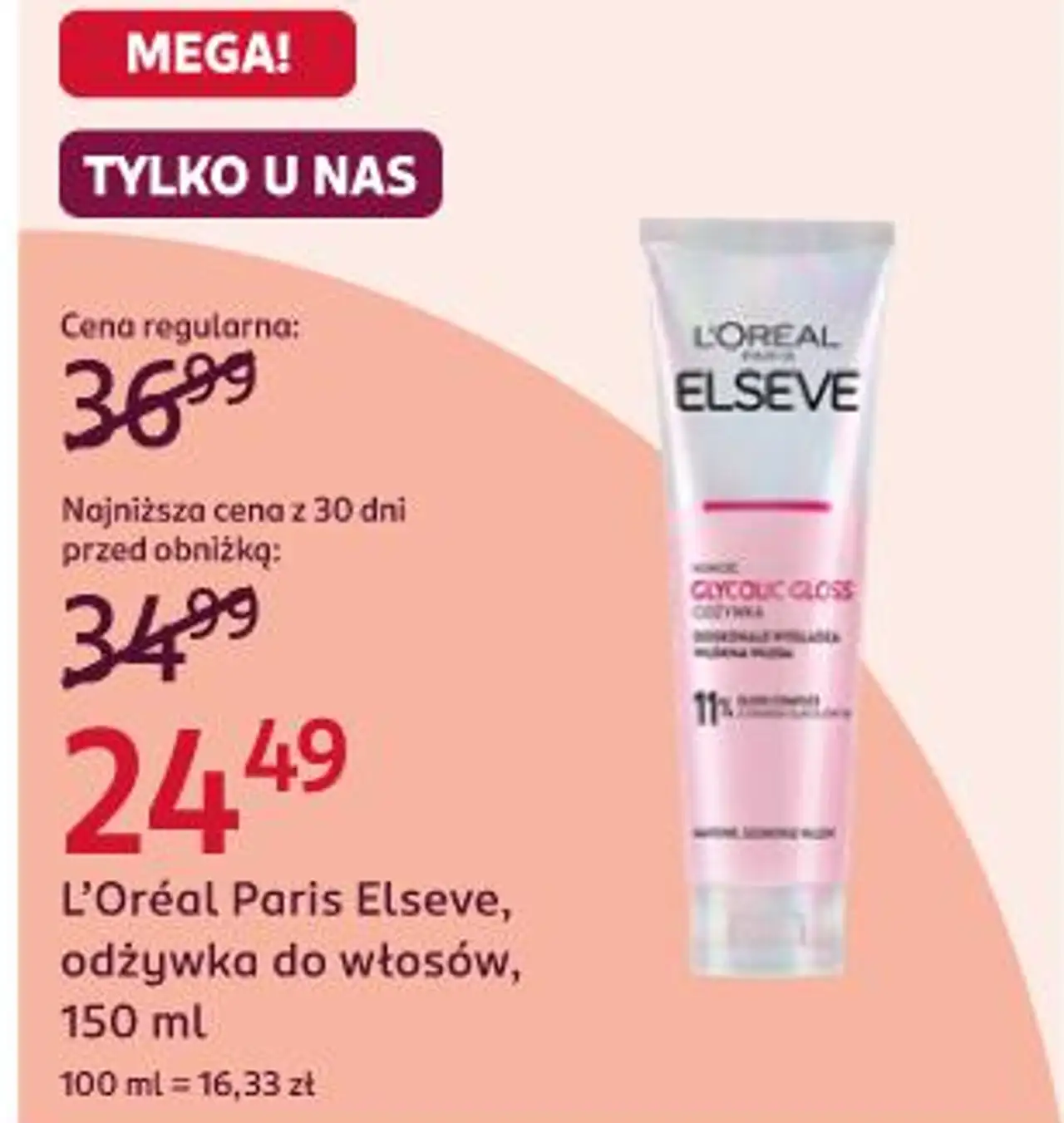 L'Oréal Paris Elseve, odżywka do włosów, 150 ml