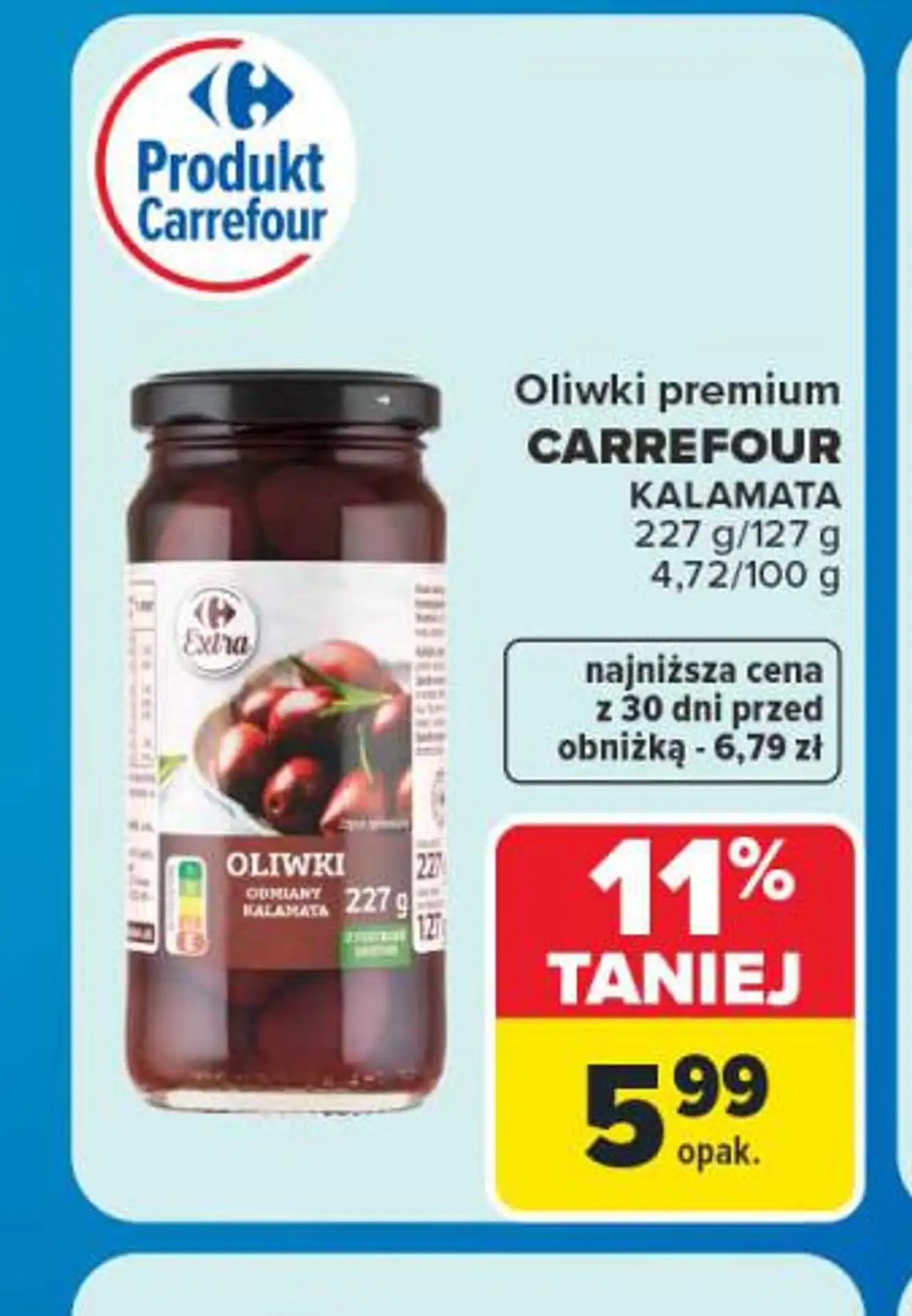 Oliwki premium Carrefour Kalamata