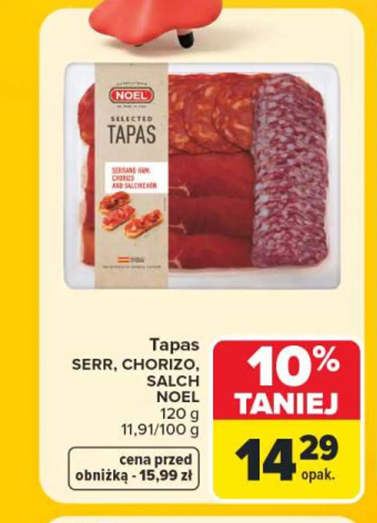 Tapas Serr, Chorizo, Salch Noel