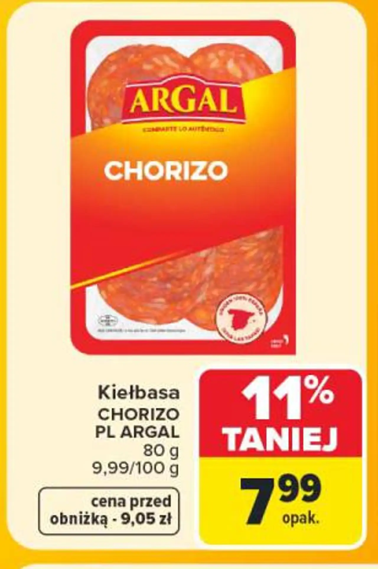 Kiełbasa Chorizo PL Argal