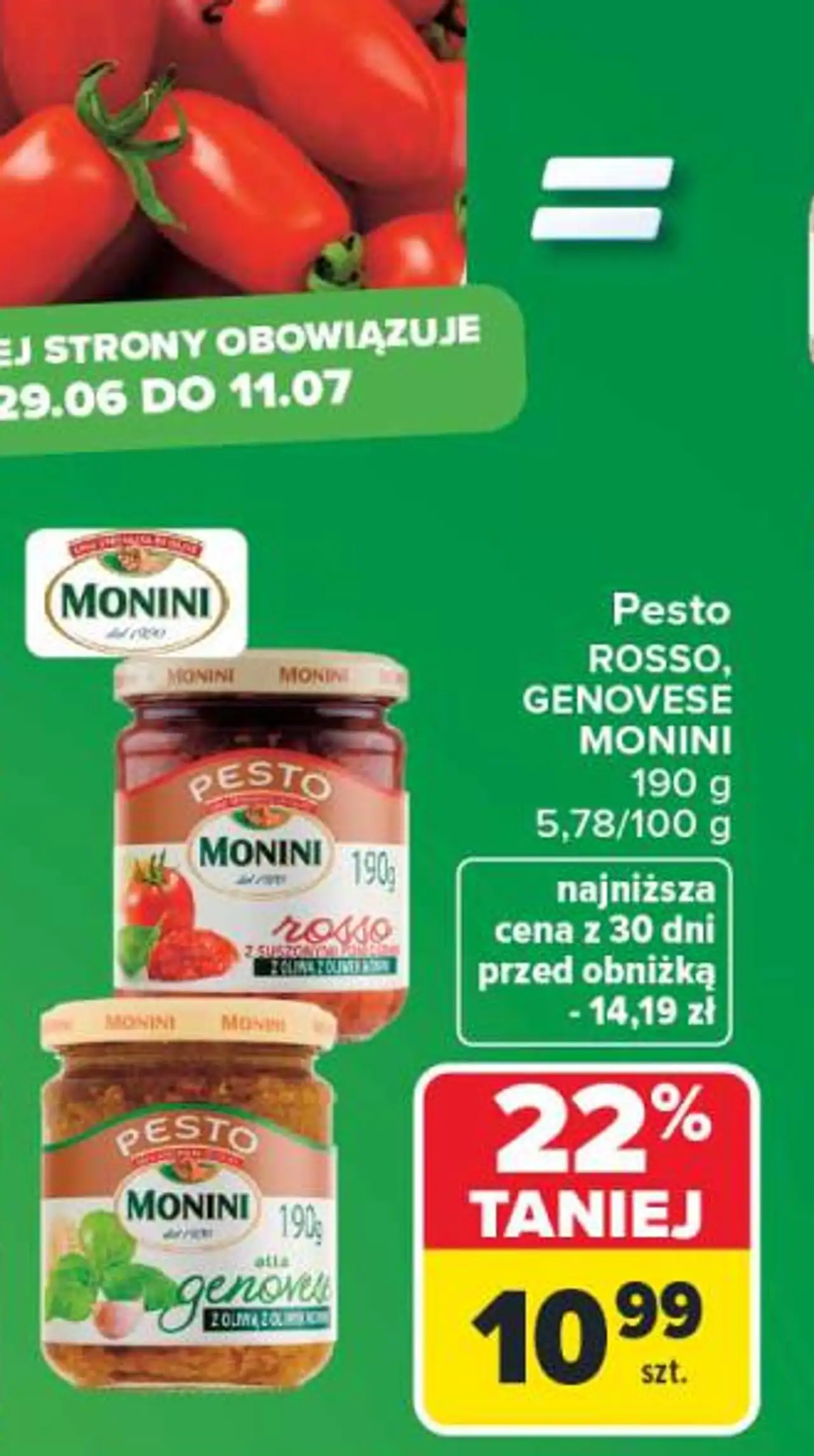 Pesto ROSSO, GENOVESE MONINI
