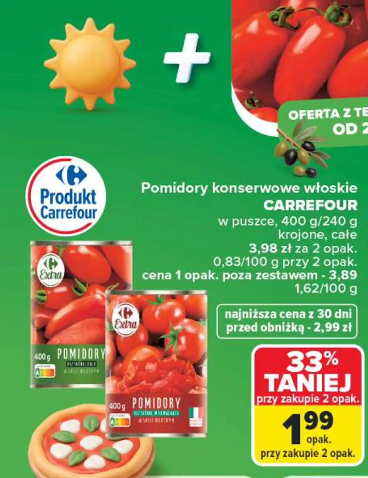 Pomidory konserwowe włoskie CARREFOUR