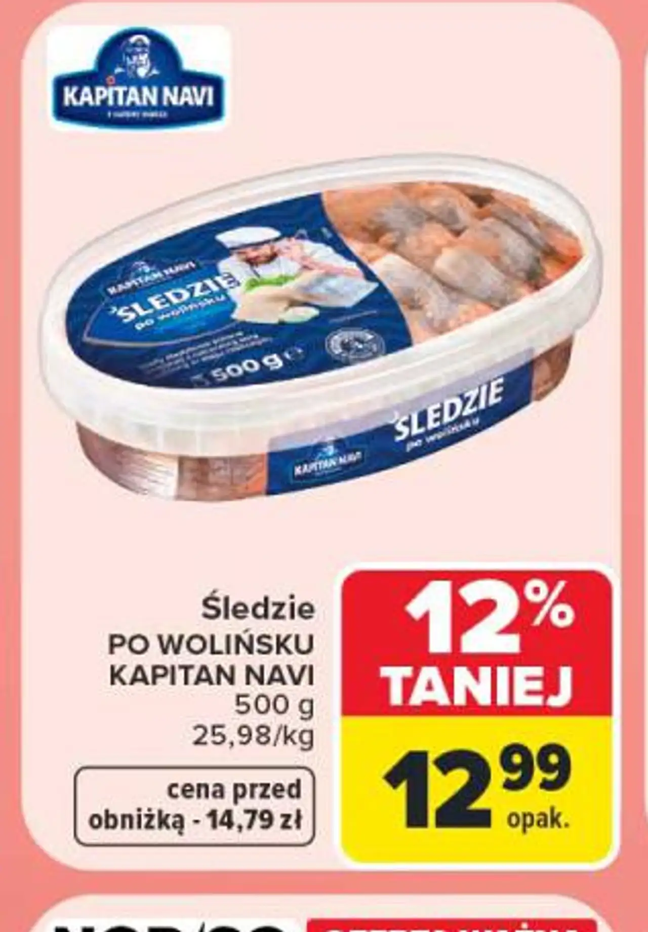 Śledzie po wolińsku Kapitan Navi
