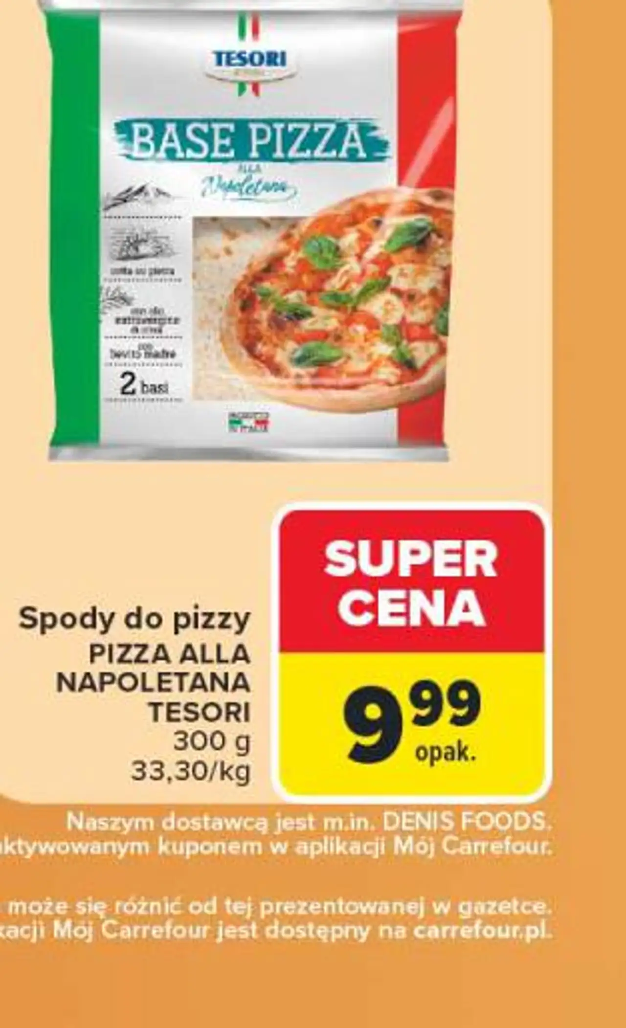 Spody do pizzy PIZZA ALLA NAPOLETANA TESORI