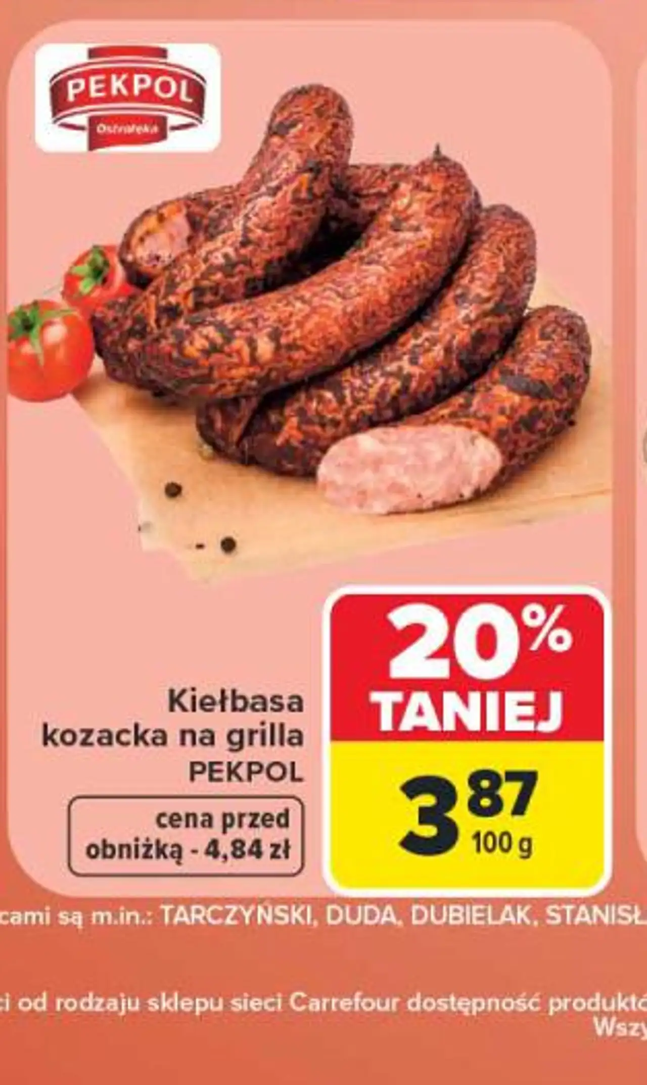 Kiełbasa kozacka na grilla