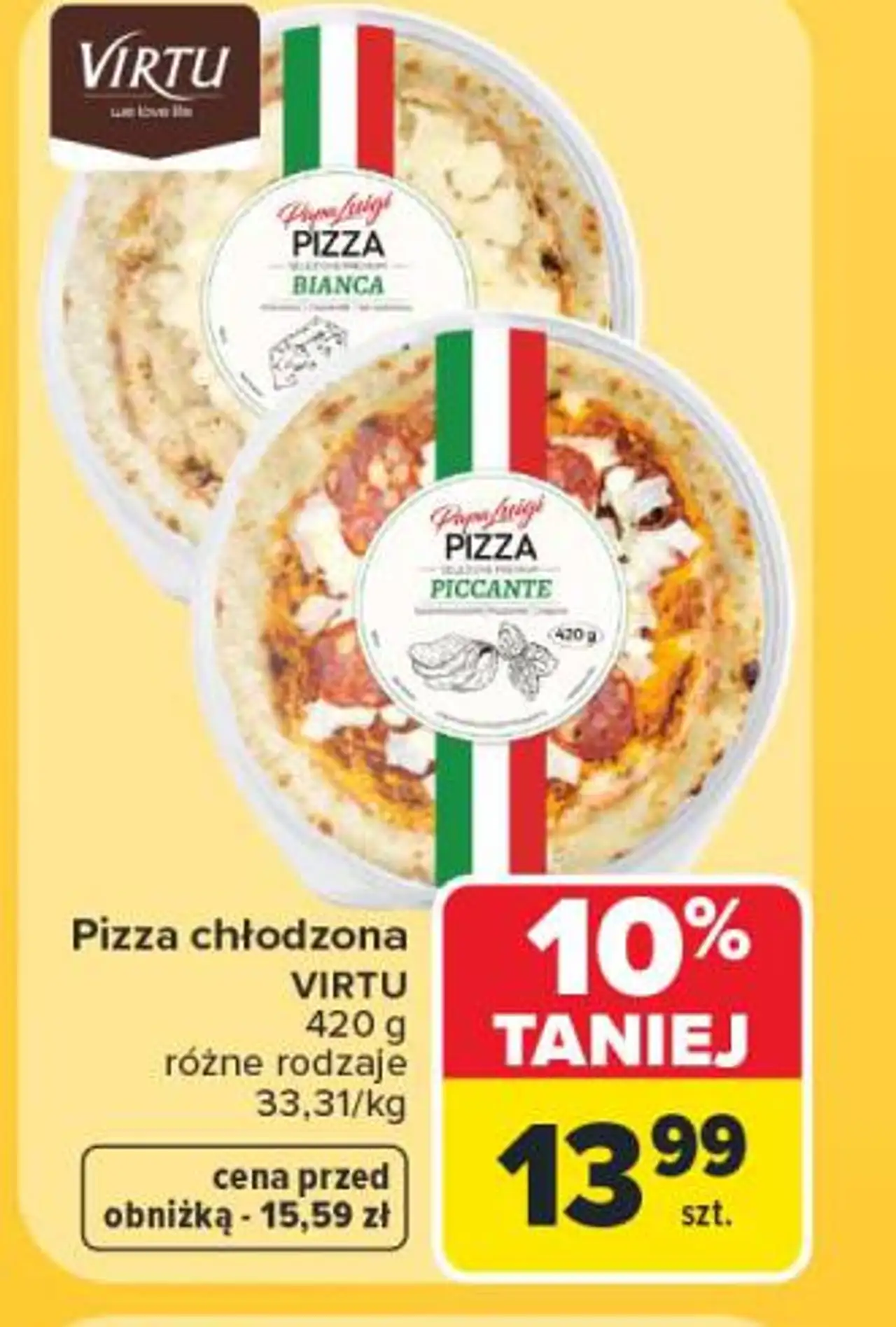 Pizza chłodzona VIRTU