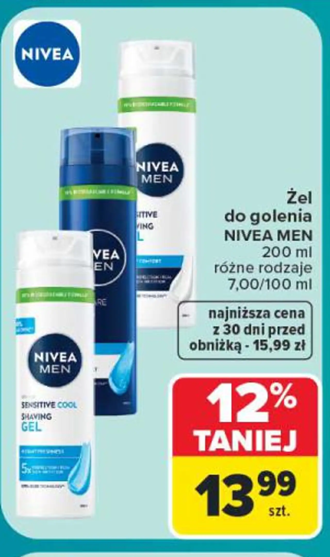 Żel do golenia Nivea Men