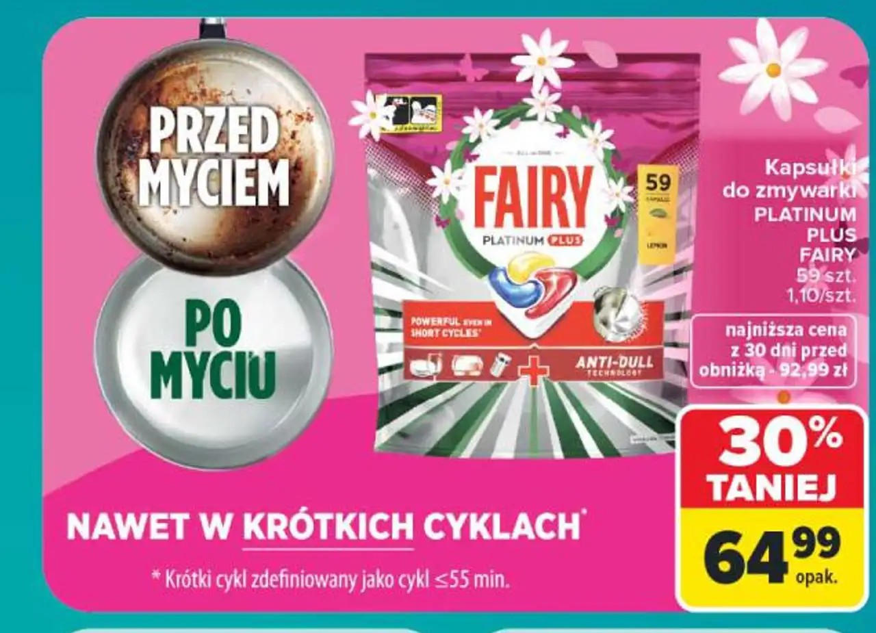 Kapsułki do zmywarki Fairy Platinum Plus