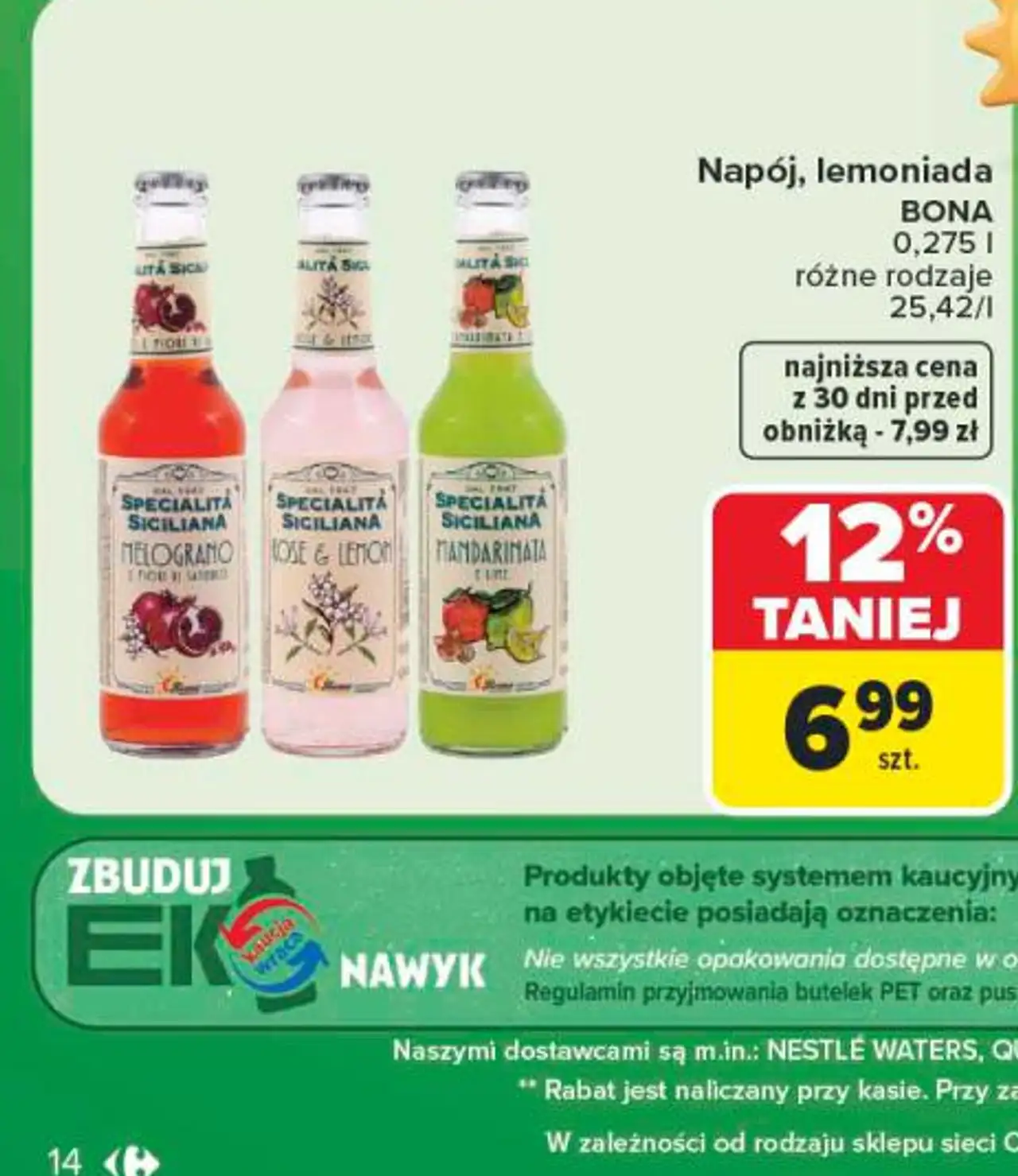 Napój, lemoniada Bona Specialità Siciliana