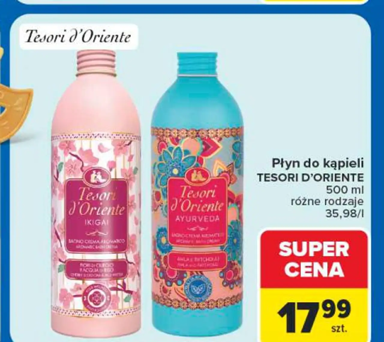 Płyn do kąpieli TESORI D'ORIENTE