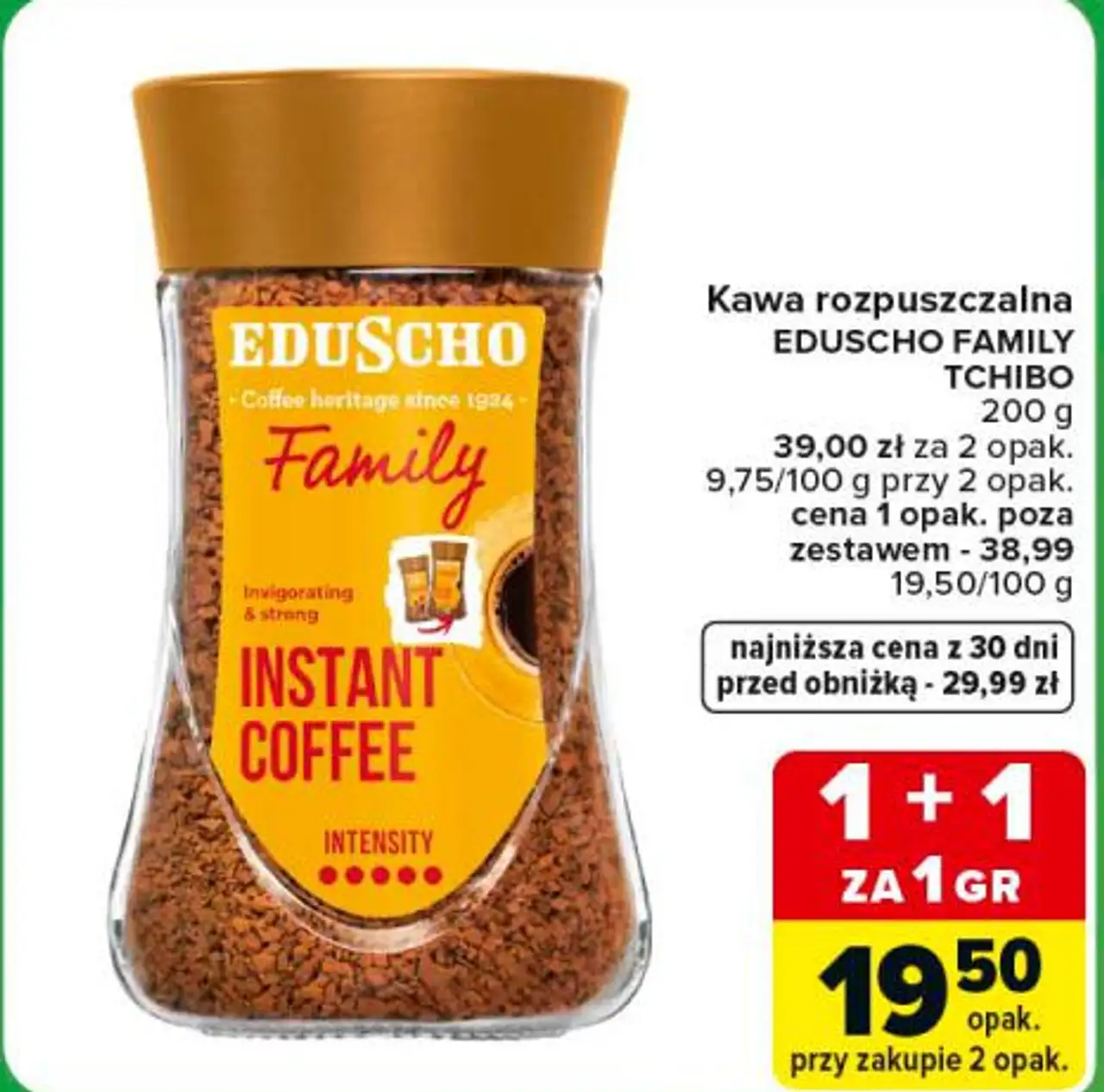 Kawa rozpuszczalna EDUSCHO FAMILY TCHIBO