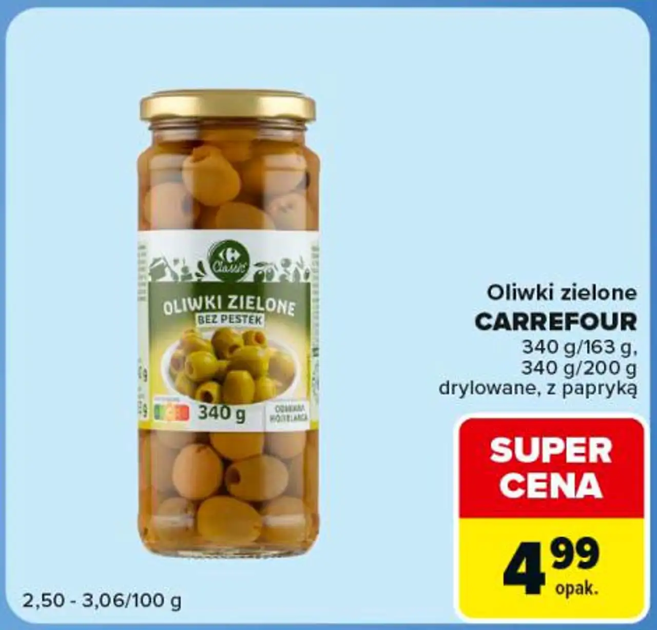 Oliwki zielone CARREFOUR