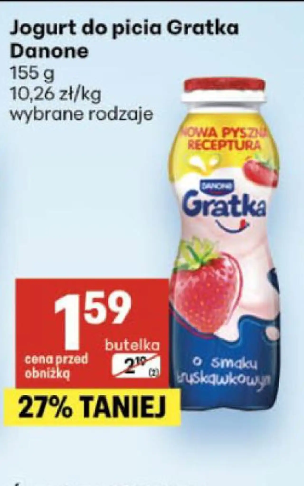 Jogurt do picia Gratka Danone