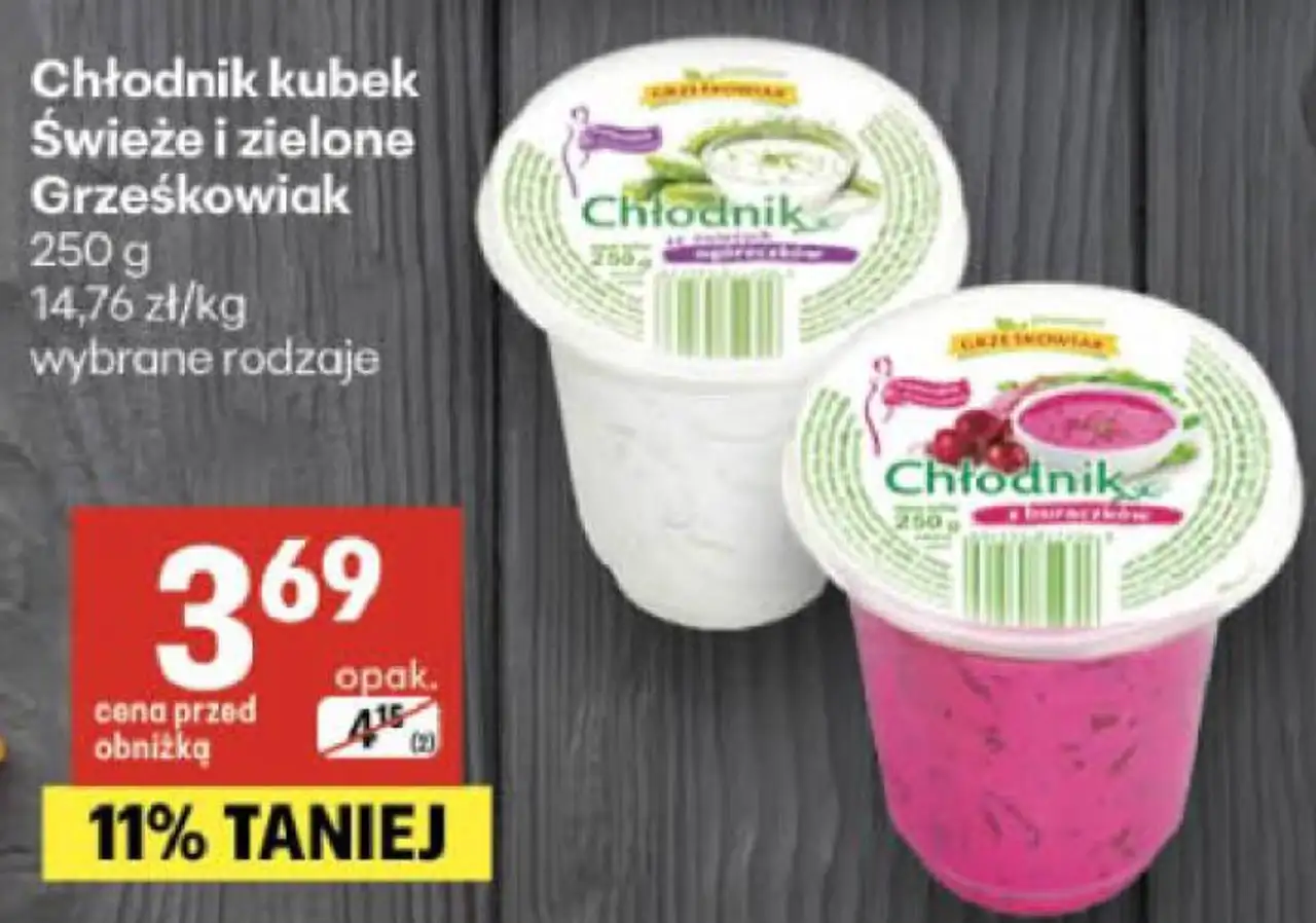 Chłodnik kubek Świeże i zielone Grześkowiak