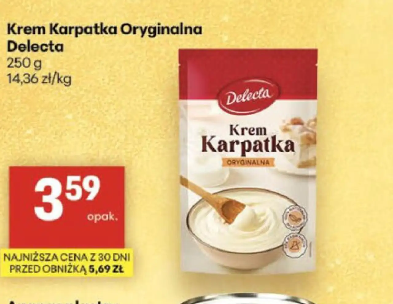 Krem Karpatka Oryginalna Delecta