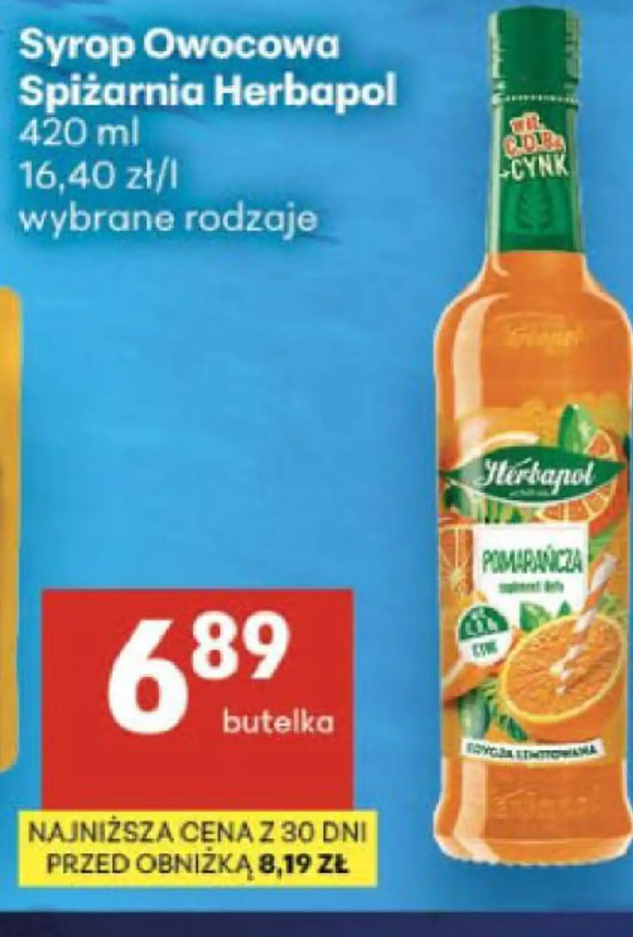 Syrop Owocowa Spiżarnia Herbapol 420 ml