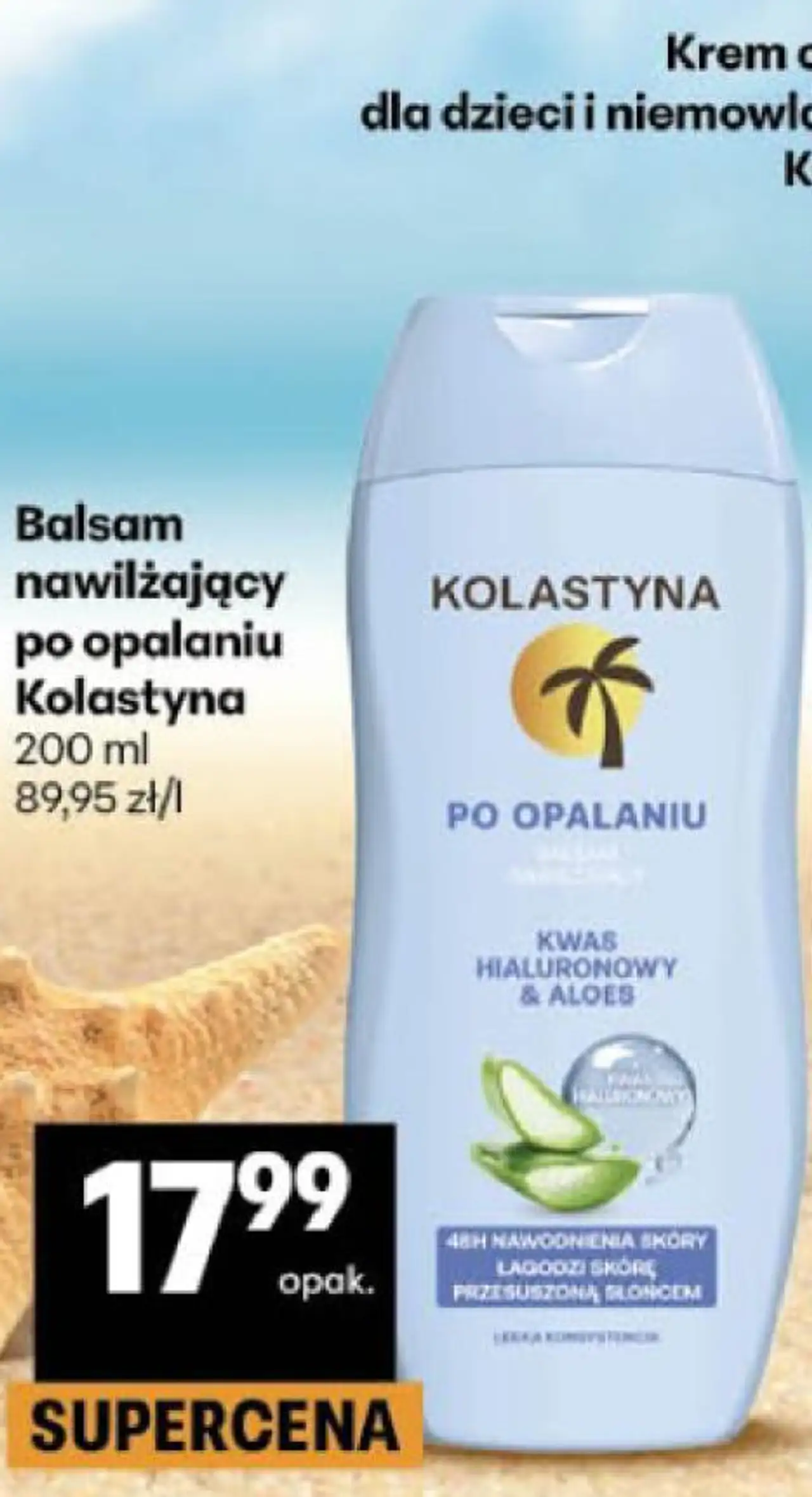 Balsam nawilżający po opalaniu Kolastyna