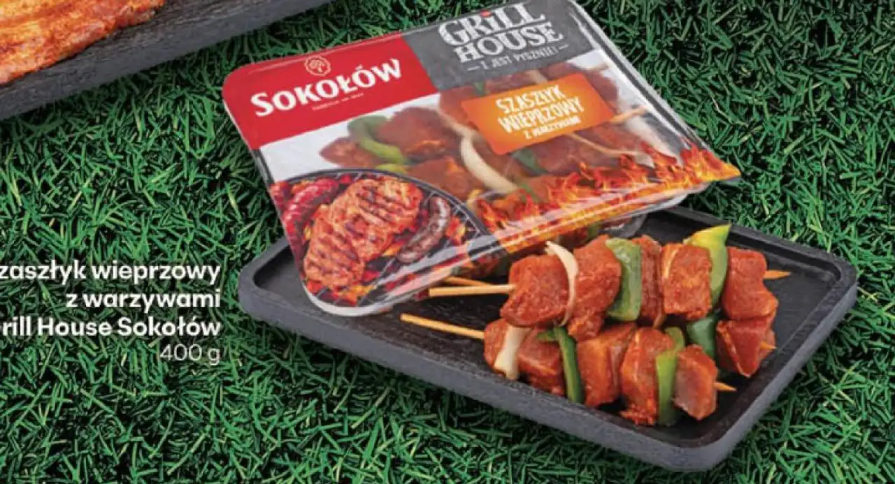 Szaszłyk wieprzowy z warzywami Grill House Sokołów