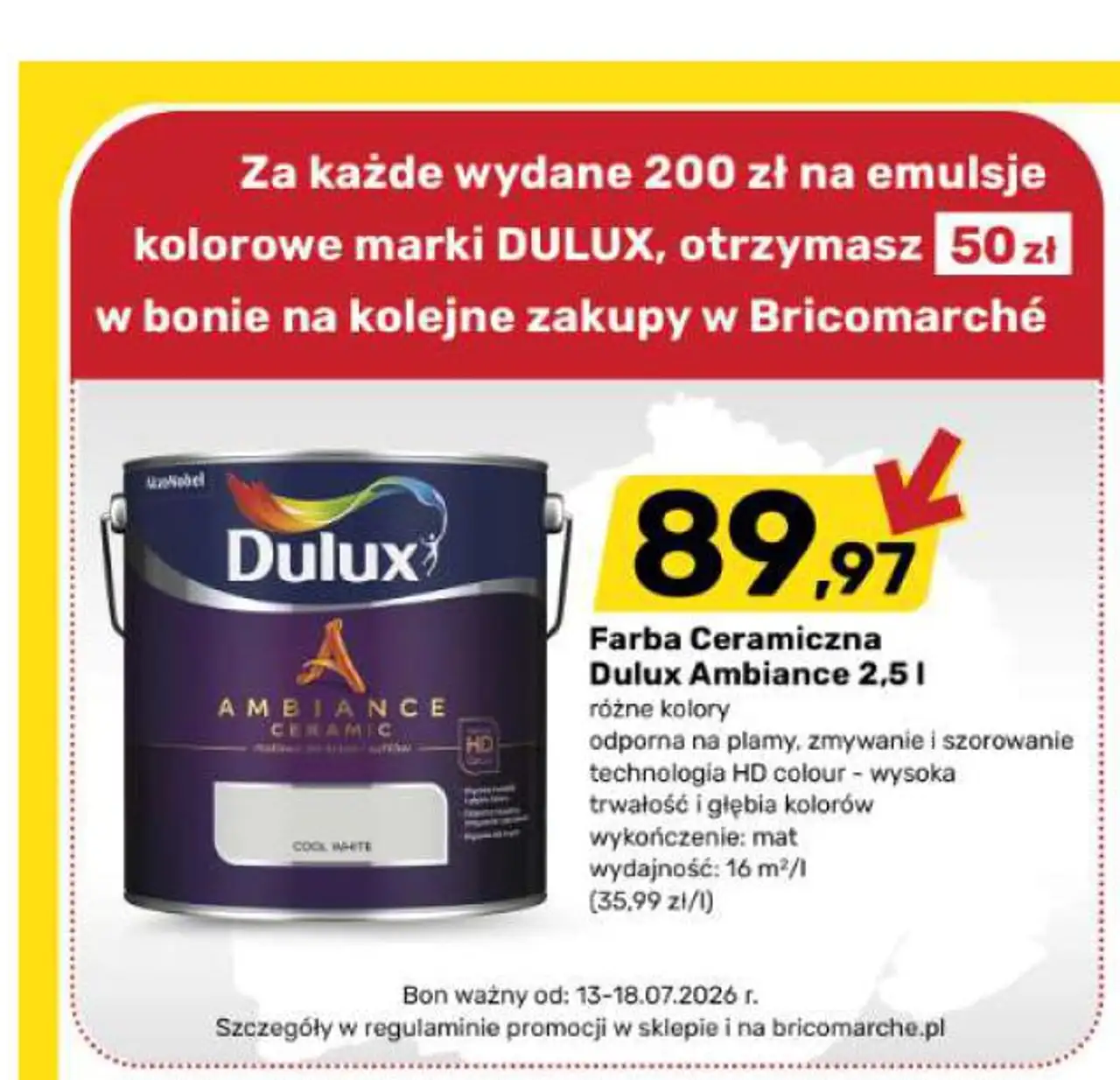 Farba Ceramiczna Dulux Ambiance 2,5 l