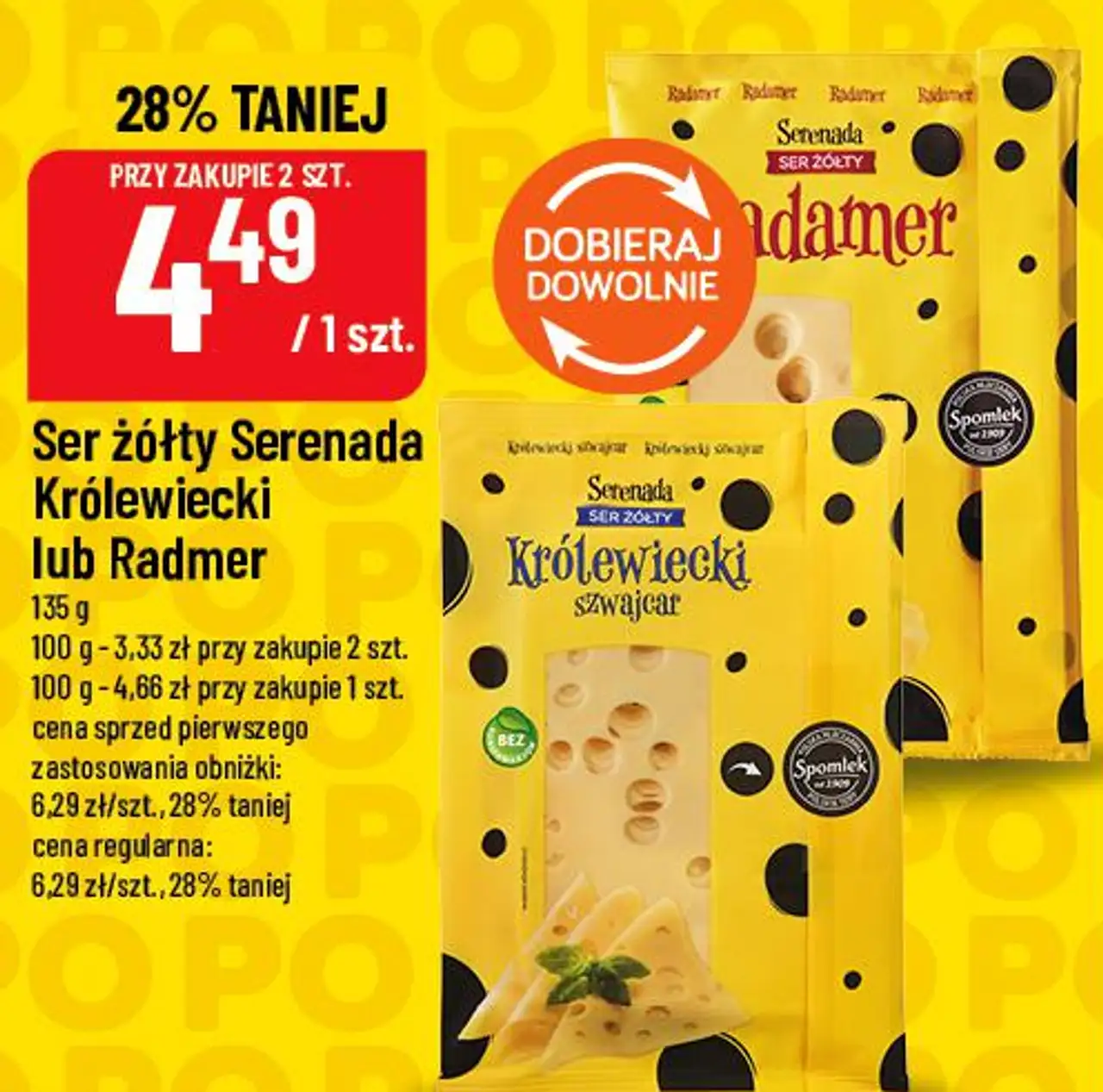 Ser żółty Serenada Królewiecki lub Radmer