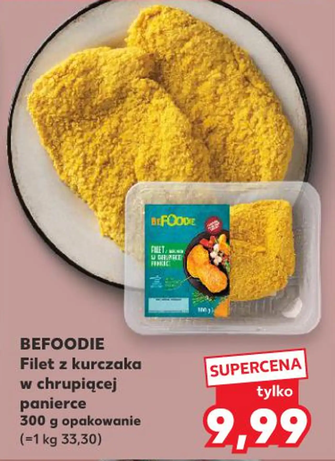 BEFOODIE Filet z kurczaka w chrupiącej panierce