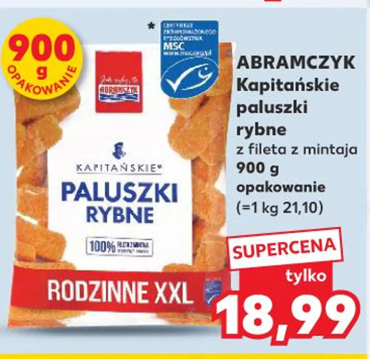 Abramczyk Kapitańskie paluszki rybne