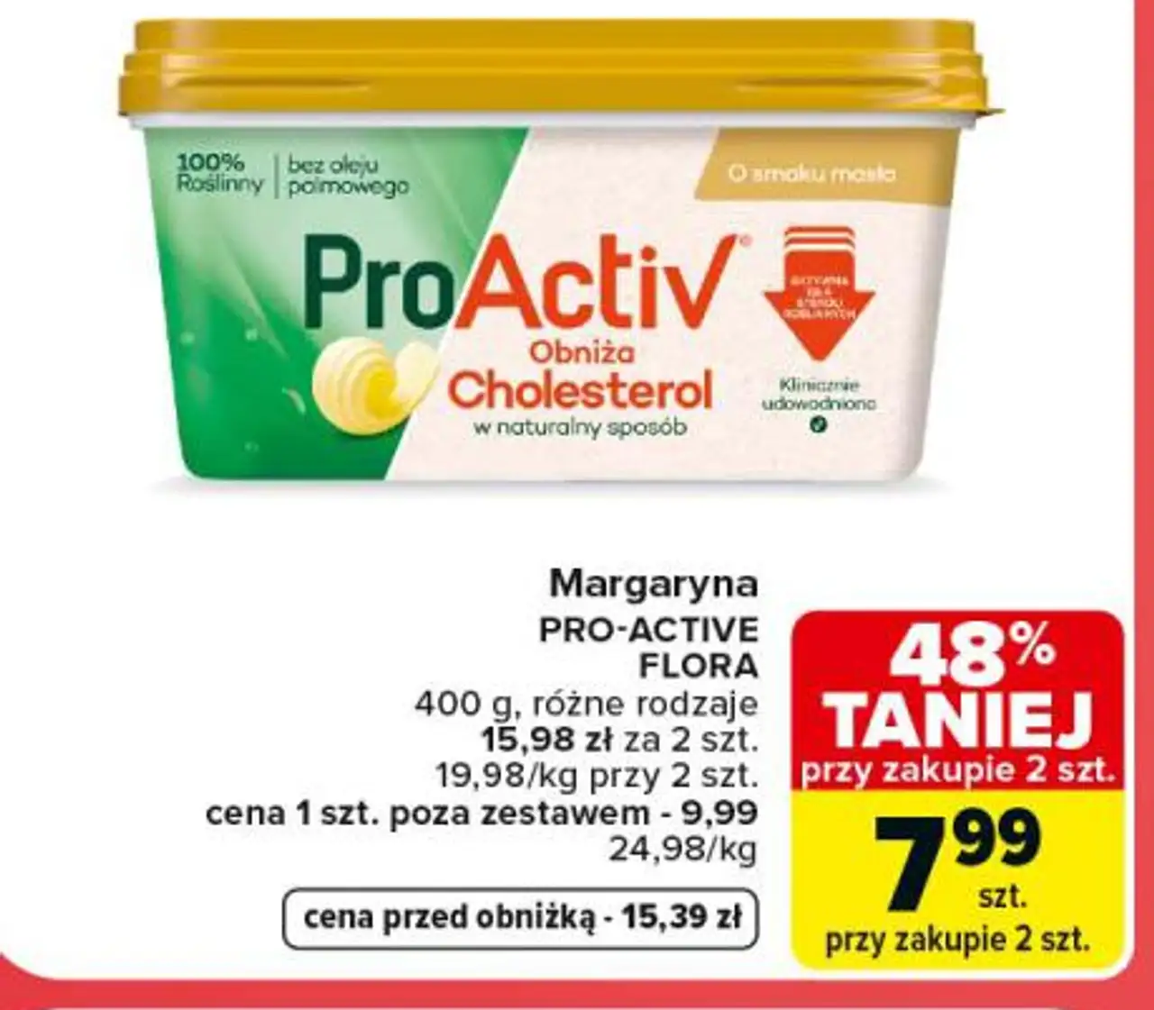 Margaryna Pro-Activ Flora