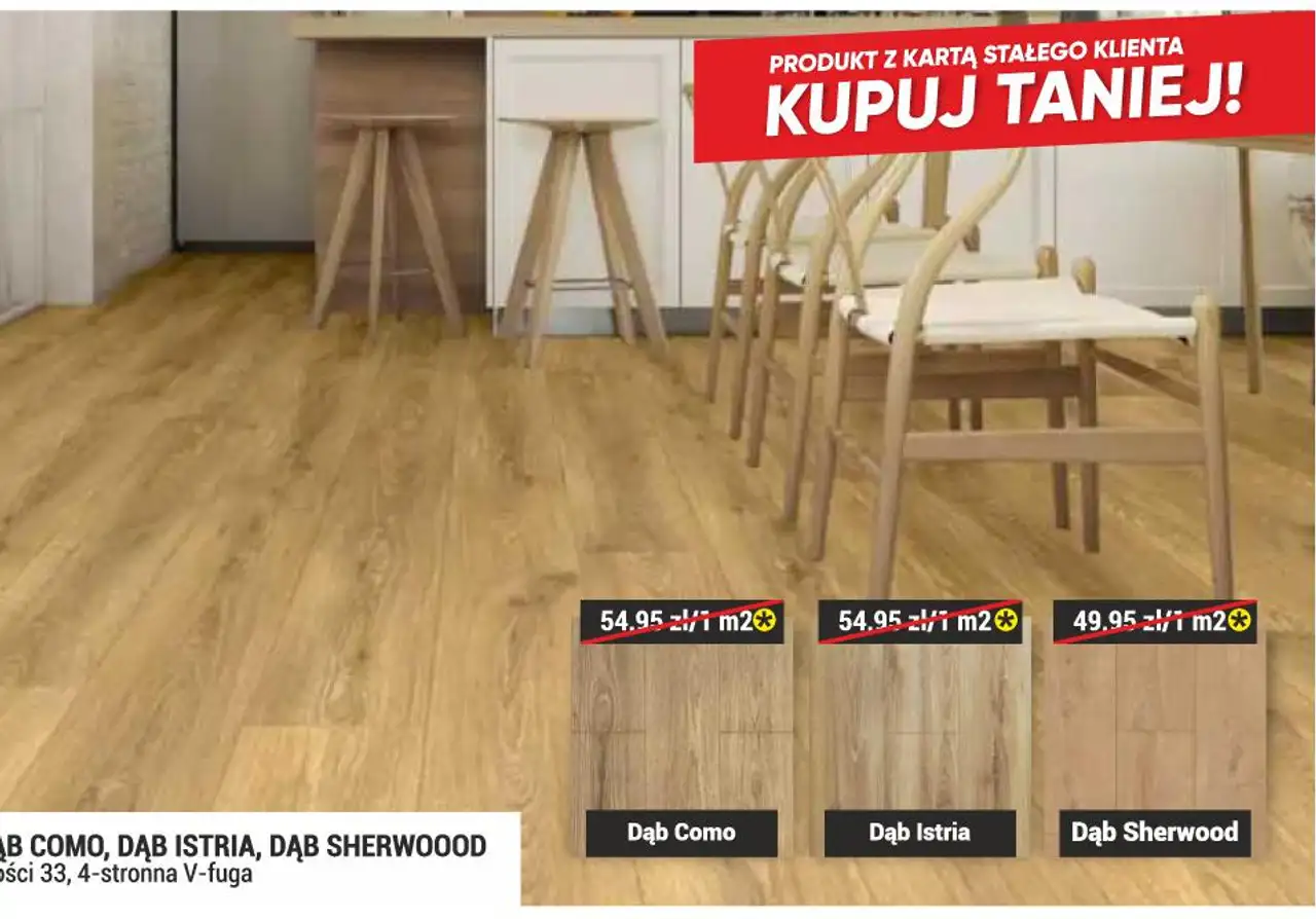Panel podłogowy Dąb Como, Dąb Istria, Dąb Sherwood