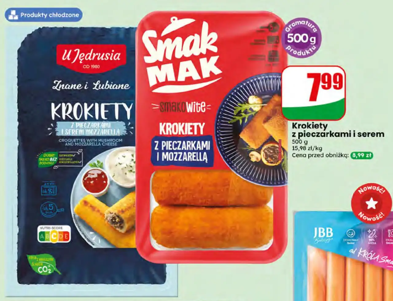 Krokiety z pieczarkami i serem Smak Mak / U Jędrusia