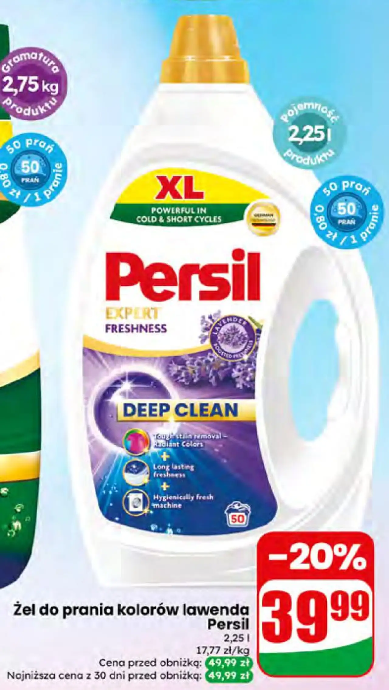Żel do prania kolorów lawenda Persil
