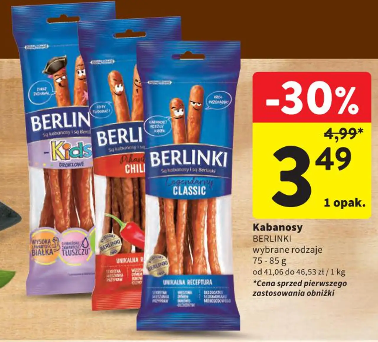 Kabanosy Berlinki
