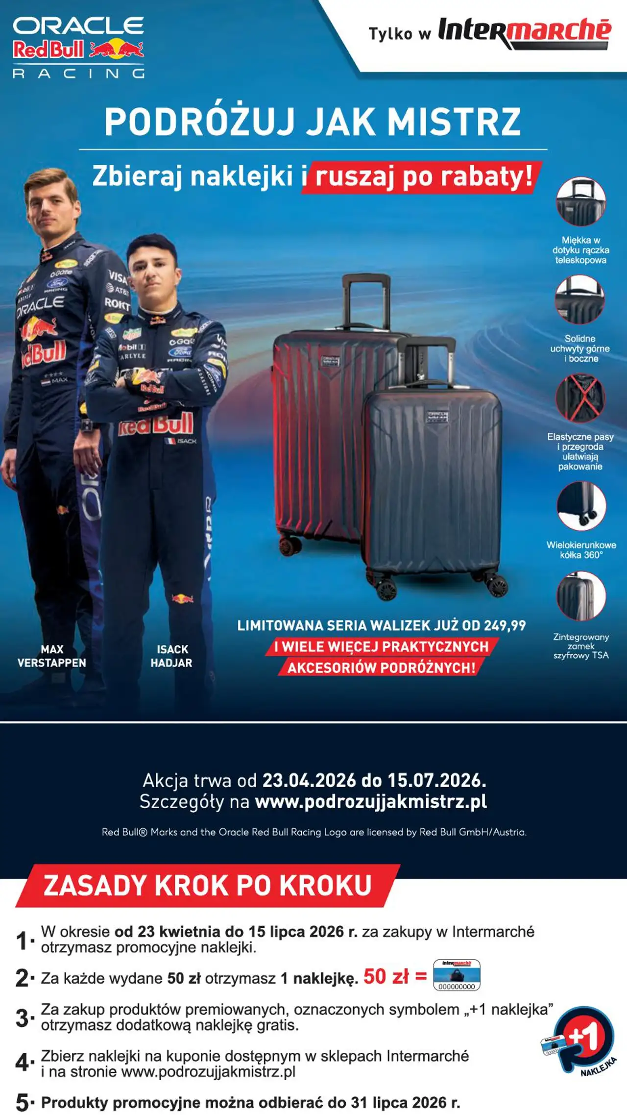 Oracle Red Bull Racing Limitowana seria walizek