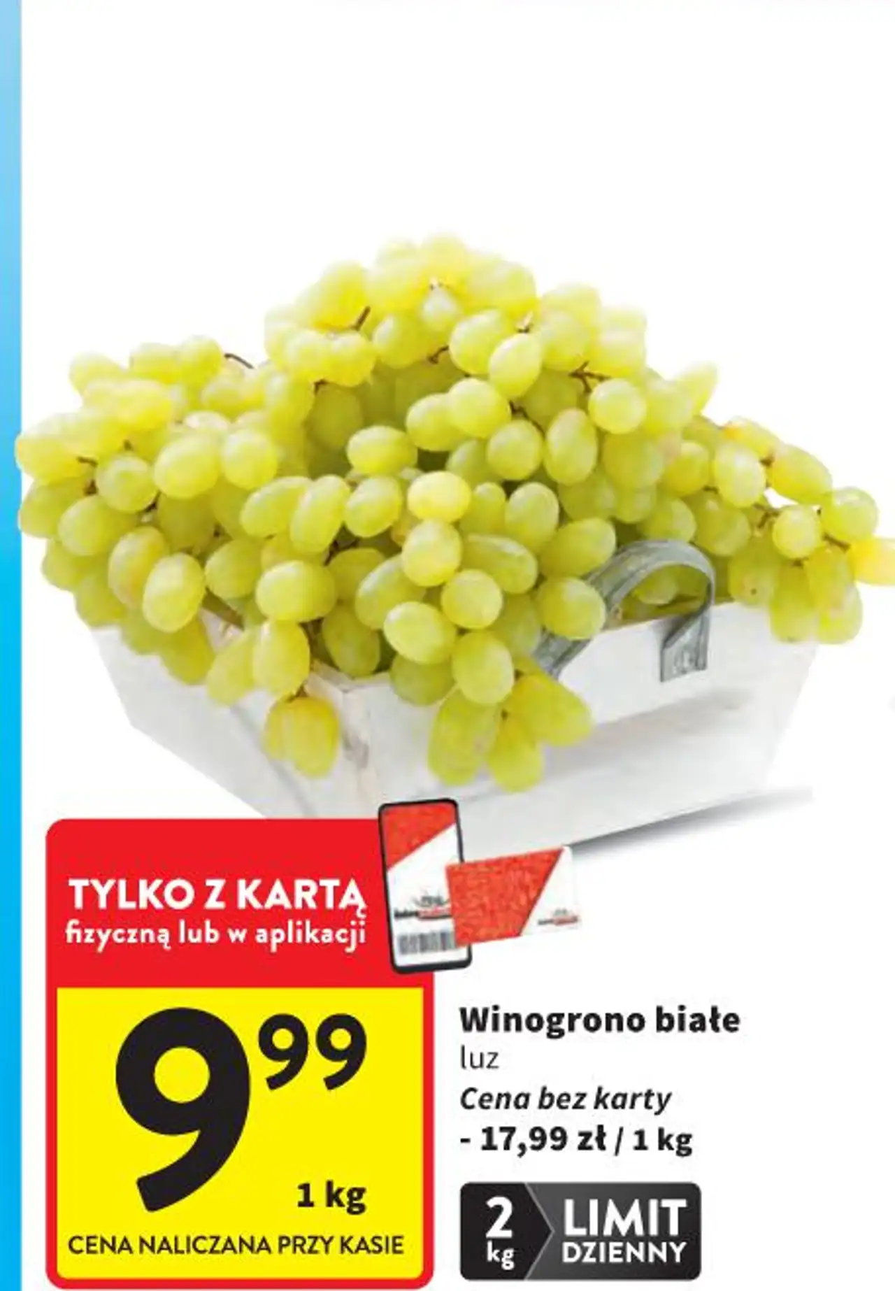 Winogrono białe luz