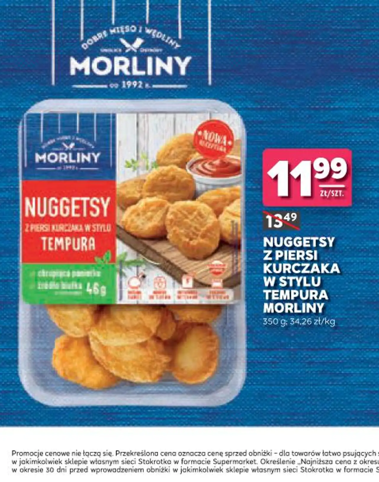 Nuggetsy z piersi kurczaka w stylu tempura Morliny