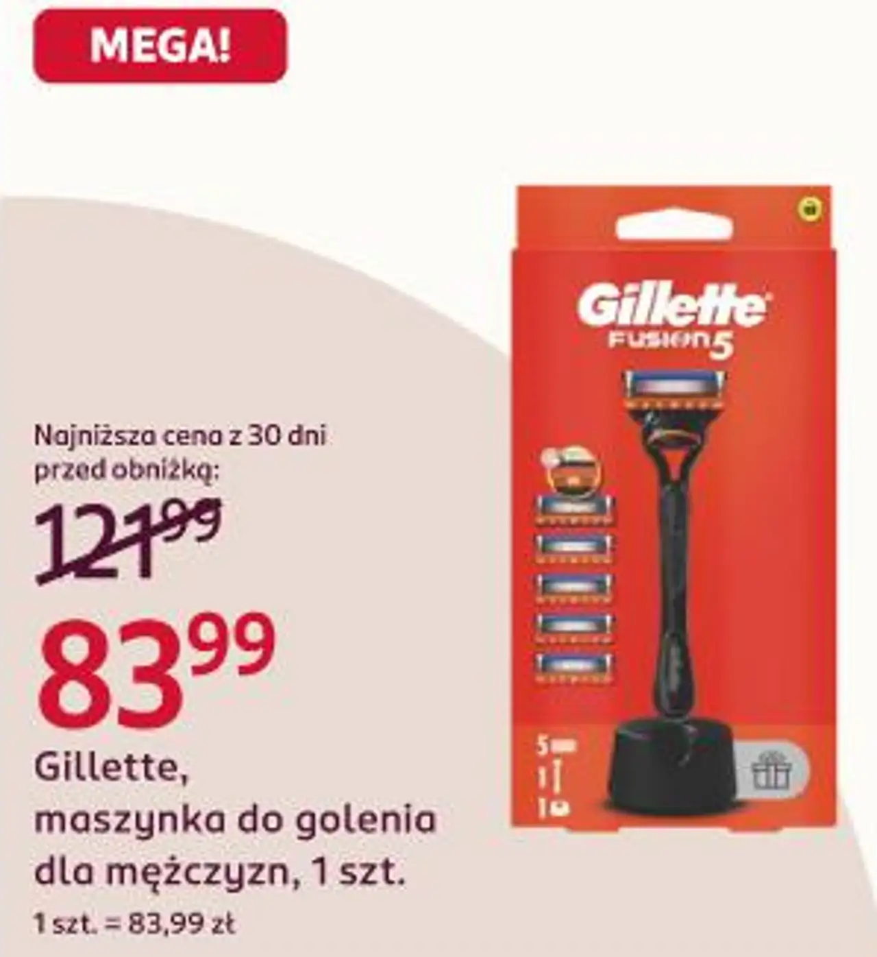 Gillette, maszynka do golenia dla mężczyzn, 1 szt.