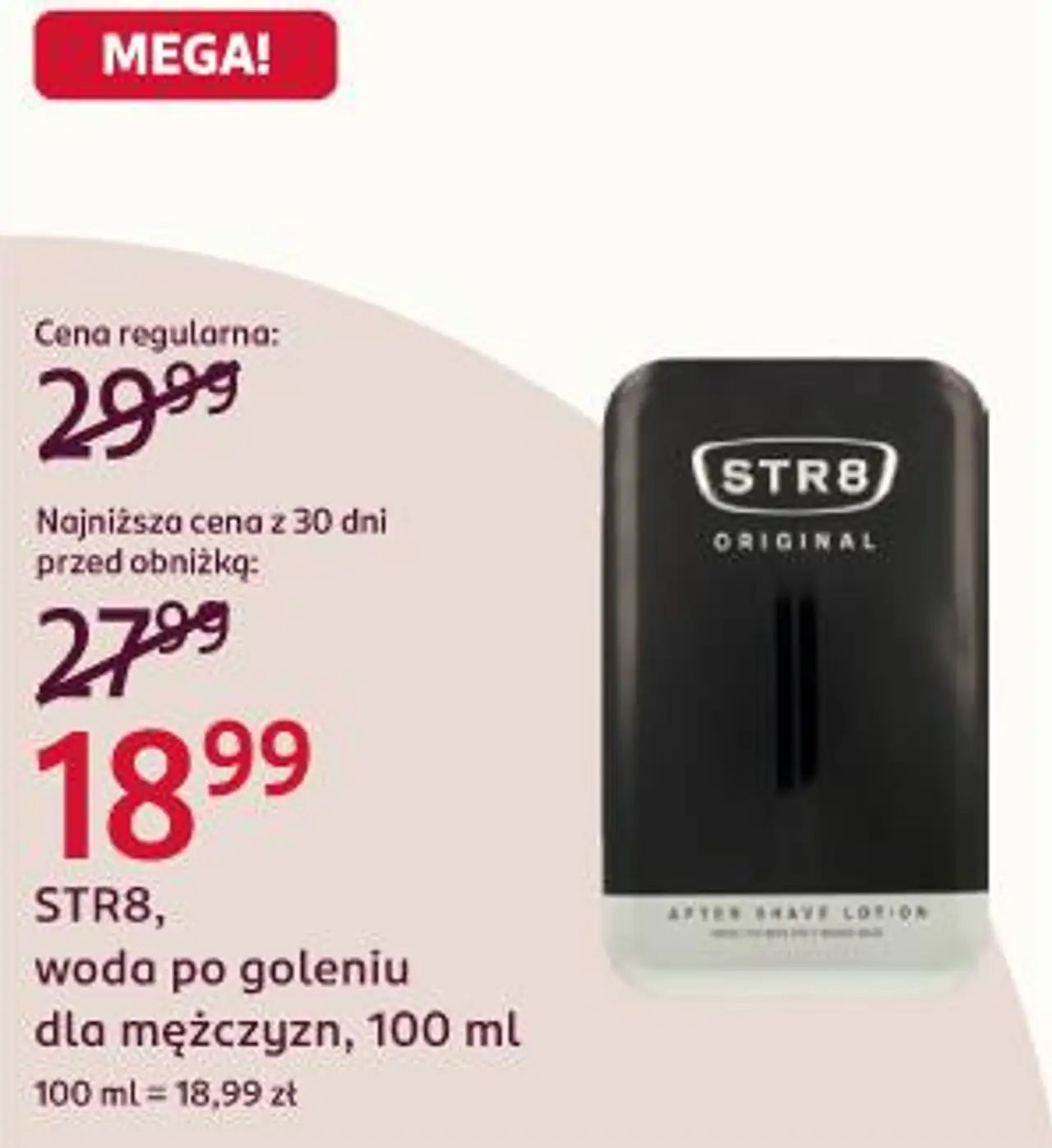 STR8, woda po goleniu dla mężczyzn, 100 ml