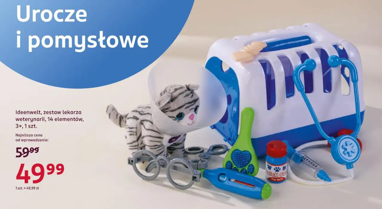 Ideenwelt, zestaw lekarza weterynarii, 14 elementów, 3+, 1 szt.