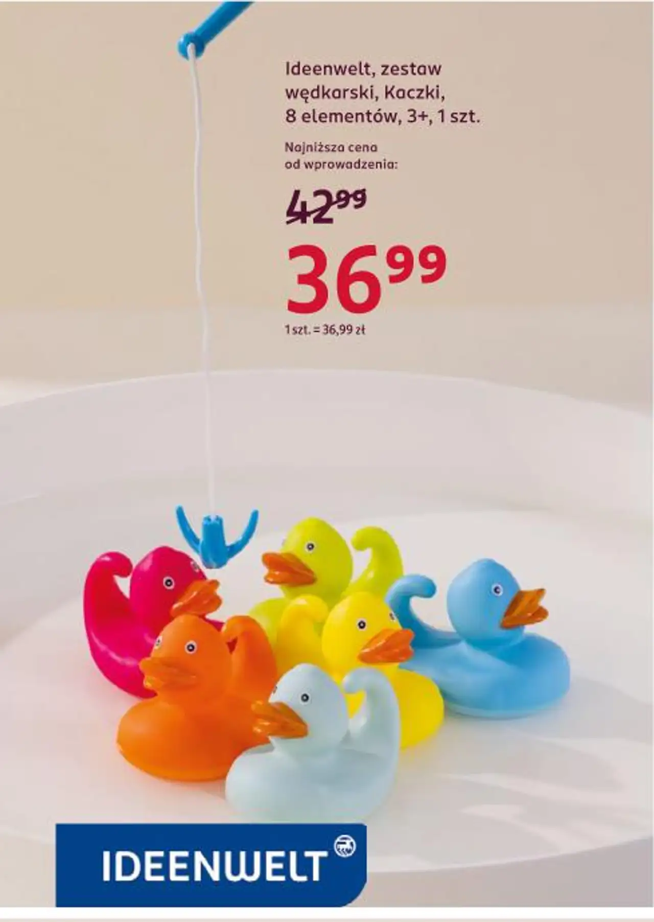 Ideenwelt, zestaw wędkarski, Kaczki, 8 elementów, 3+, 1 szt.