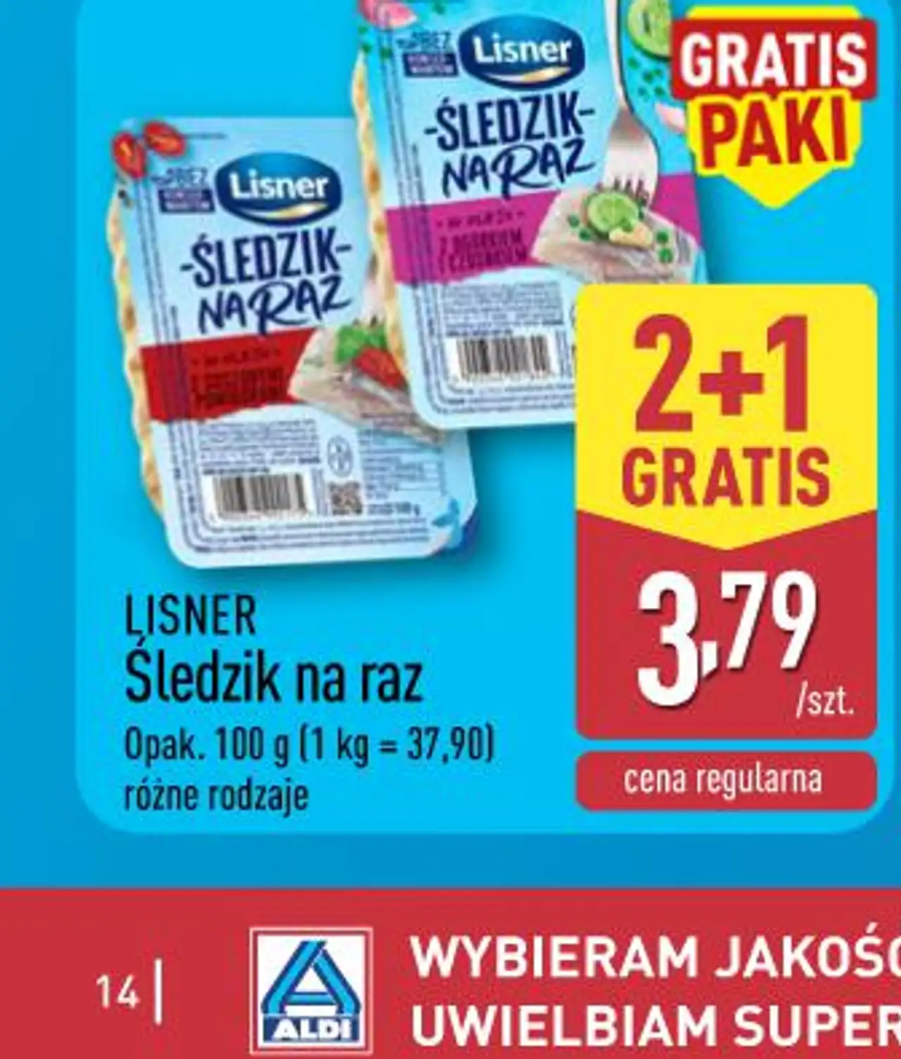 Lisner Śledzik na raz