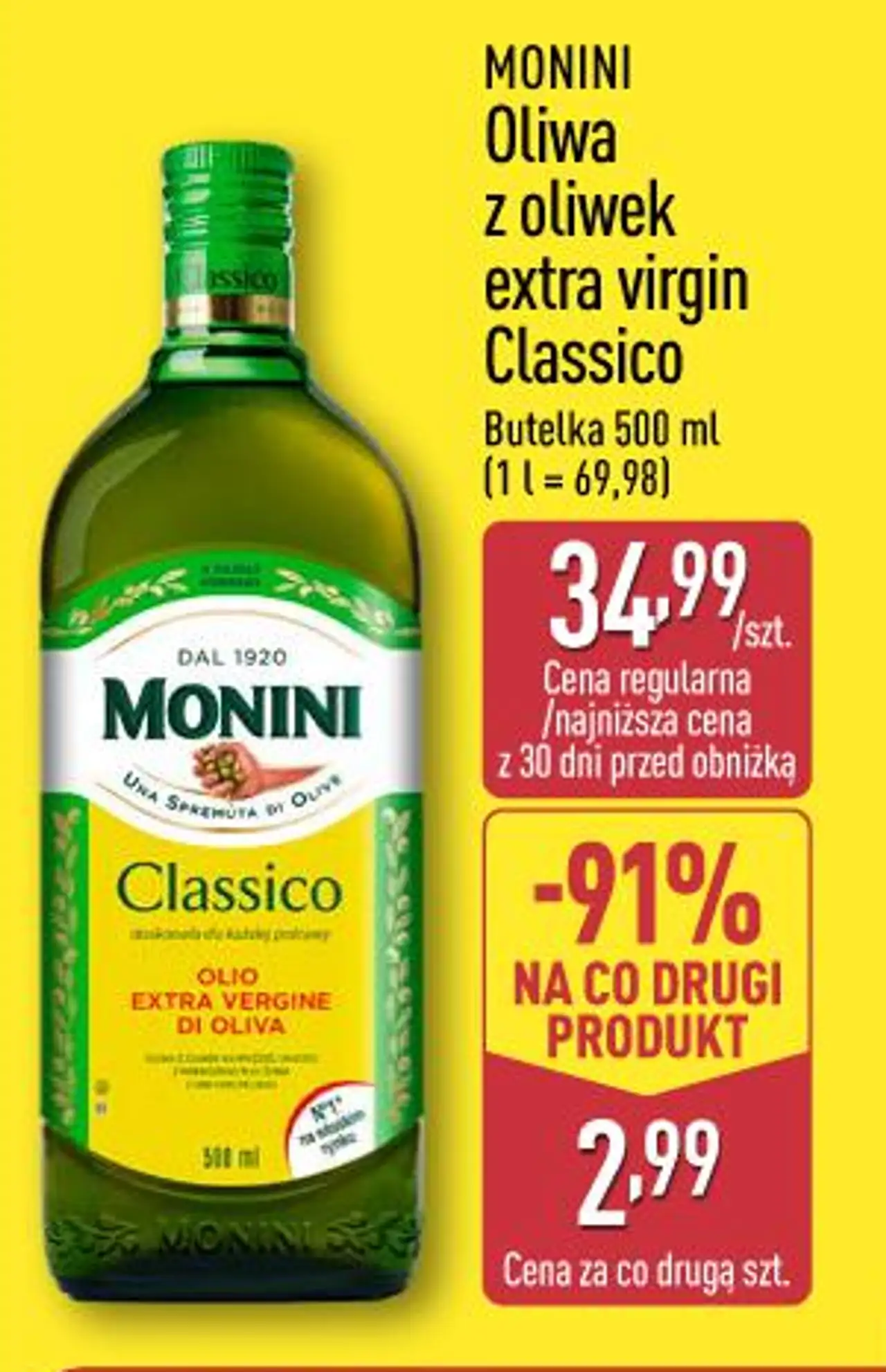 Monini Oliwa z oliwek extra virgin Classico