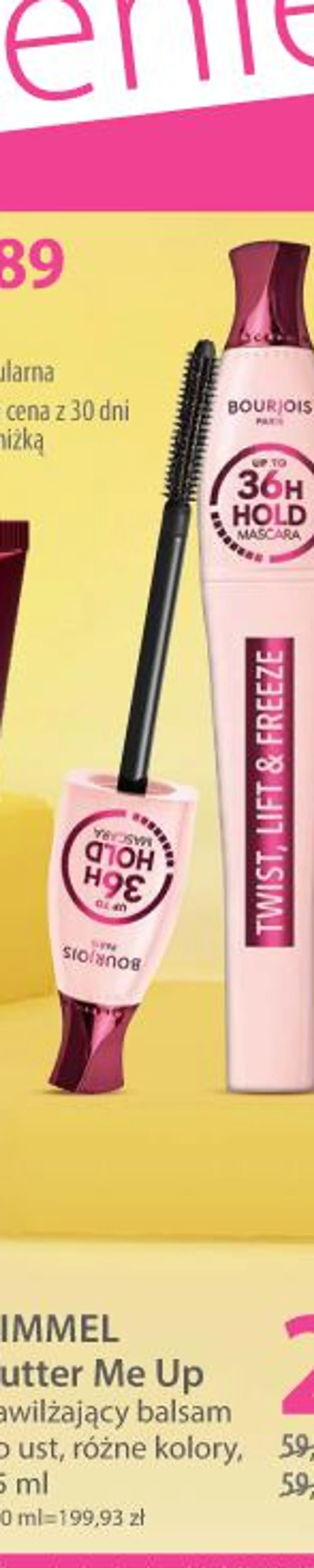 BOURJOIS Twist, Lift & Freeze wydłużający tusz do rzęs