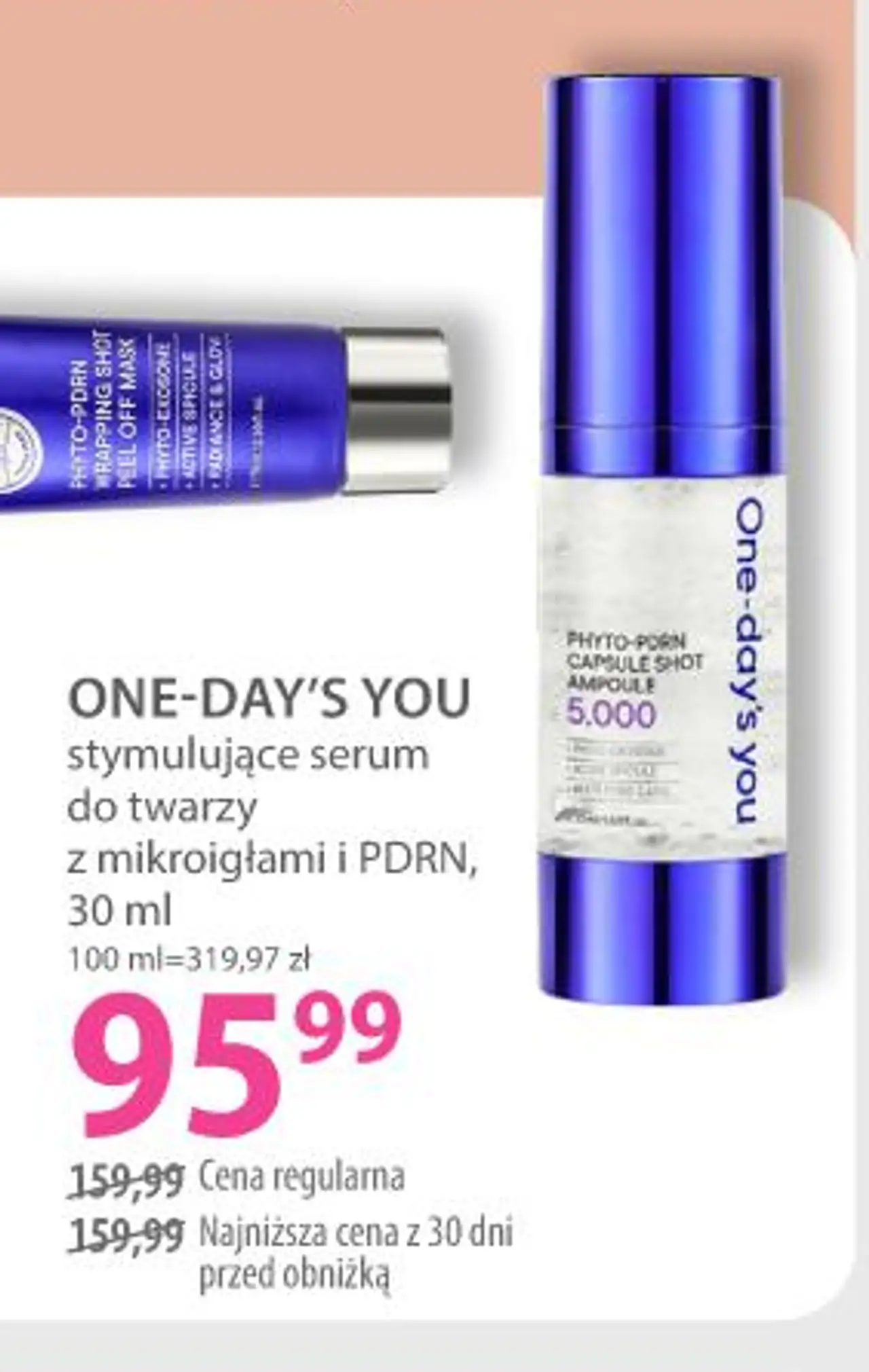 ONE-DAY'S YOU stymulujące serum do twarzy z mikroigłami i PDRN
