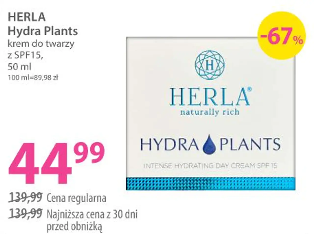 HERLA Hydra Plants krem do twarzy