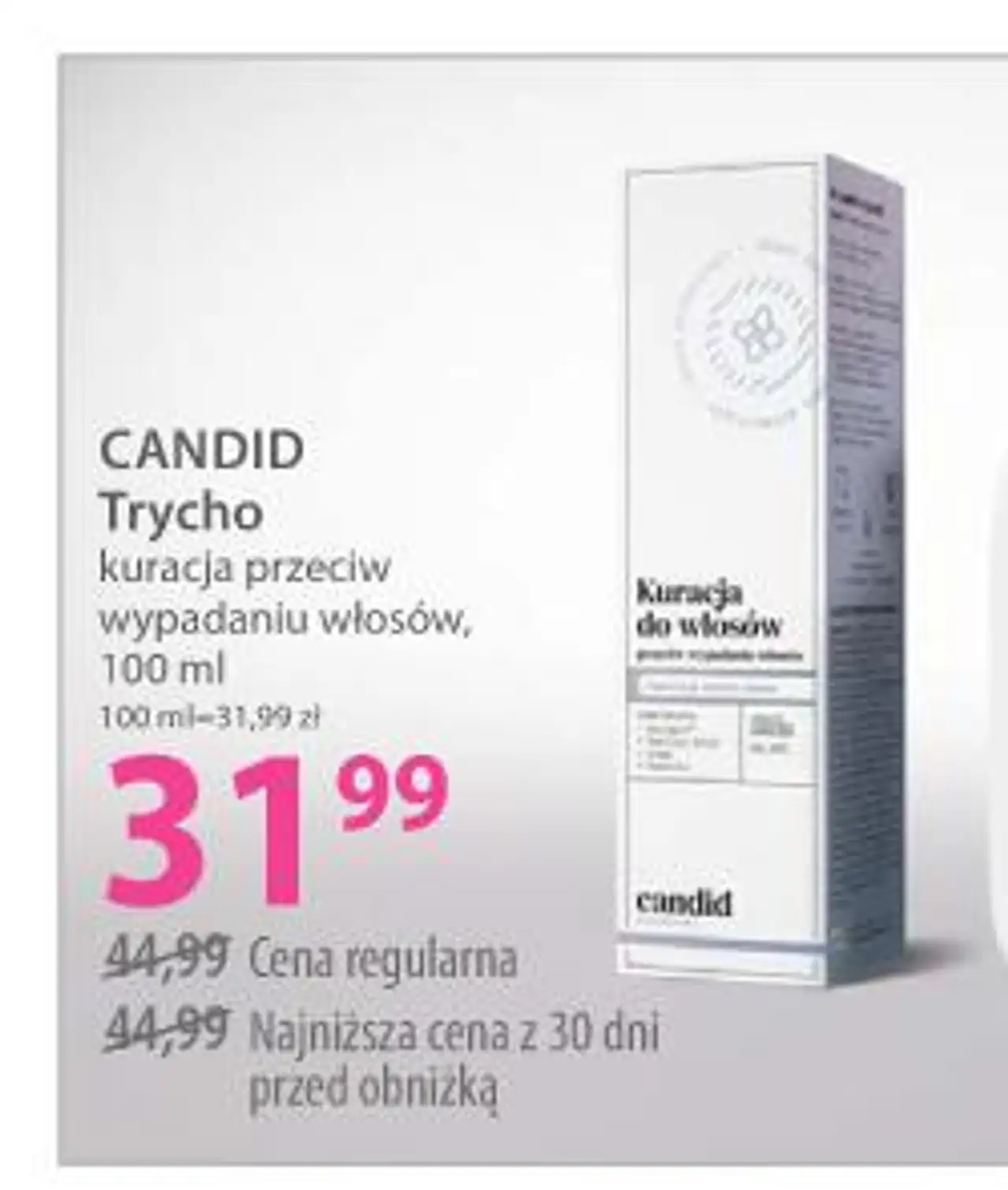 CANDID Trycho kuracja przeciw wypadaniu włosów