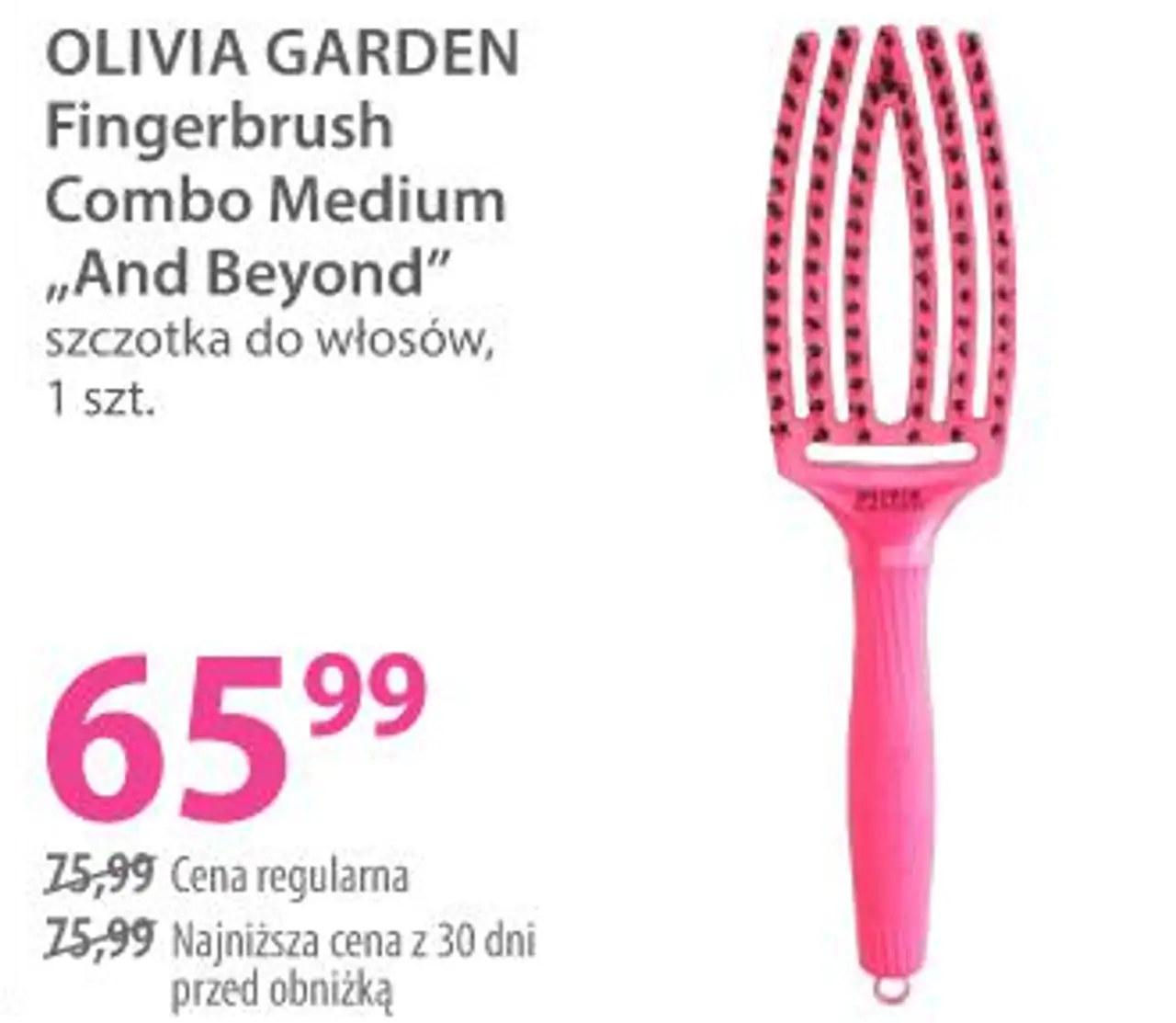 Olivia Garden Fingerbrush Combo Medium "And Beyond" szczotka do włosów